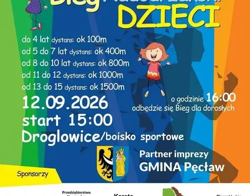II Pęcławski Bieg Nadodrzański – zapisy na sportową sobotę dla dzieci