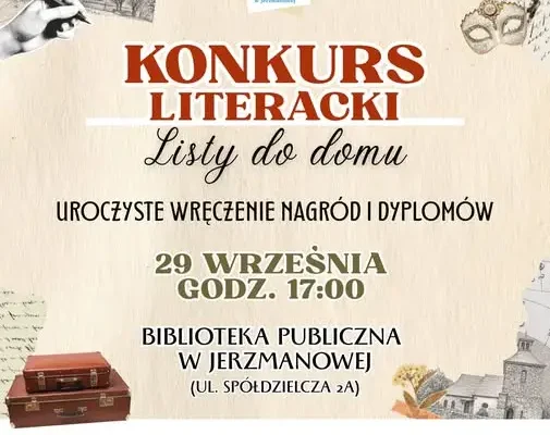 Wręczenie nagród w konkursie „Listy do domu” w Jerzmanowej