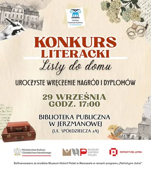 Wręczenie nagród w konkursie „Listy do domu” w Jerzmanowej