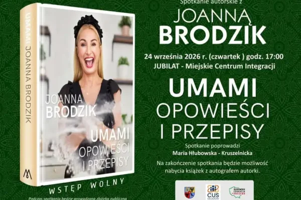 Joanna Brodzik w Głogowie – spotkanie autorskie już 24 września