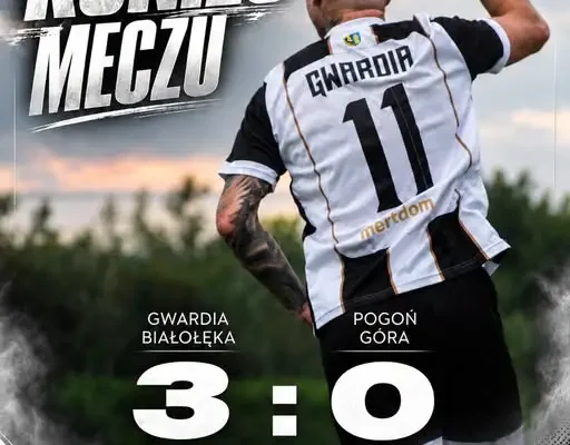Gwardia Białołęka rozbiła Pogoń Górę 3:0. Komplet punktów zostaje w Białołęce