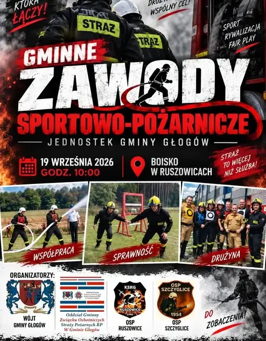 Gminne Zawody Sportowo-Pożarnicze w Ruszowicach już 19 września