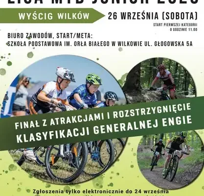 Finał Ligi MTB Junior 2026 – 26 września w Wilkowie