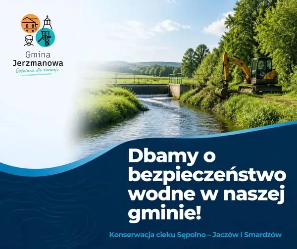 Jerzmanowa: umowa z Wodami Polskimi na konserwację cieku Sępolna