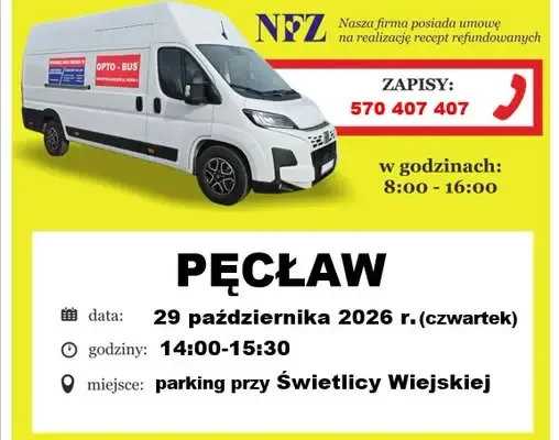 Bezpłatne badanie wzroku w Gminie Peclaw – 29 października 2026