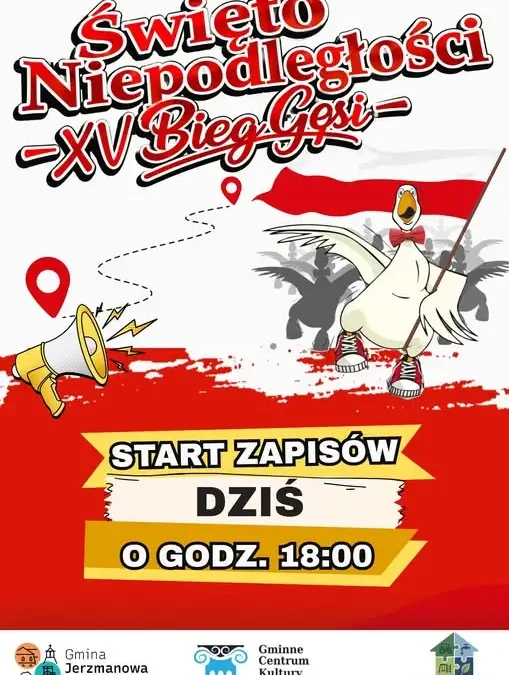 XV Bieg Gęsi w Jerzmanowej – zapisy ruszają już dziś!