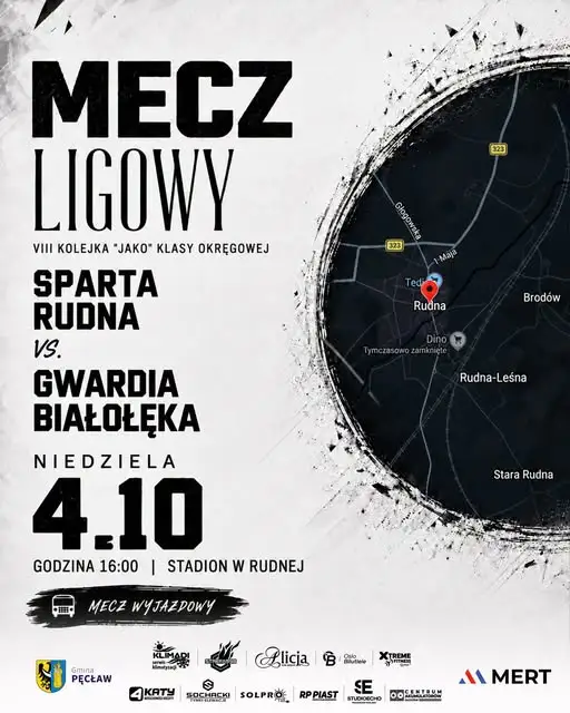 Gwardia Białołęka zagra w Rudnej ze Spartą w VIII kolejce ligi okręgowej