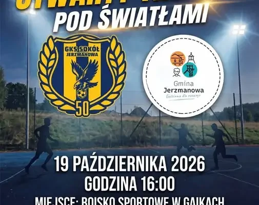 Gaiki: nowe oświetlenie boiska i placu zabaw. Otwarcie z otwartym treningiem