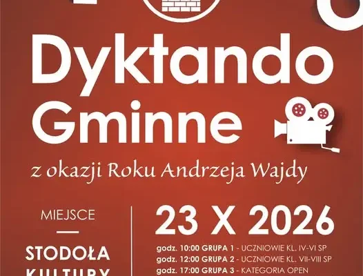 Gminne Dyktando w Jerzmanowej – ortograficzne wyzwanie w Roku Andrzeja Wajdy