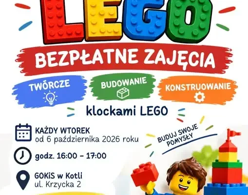 Kotla: Ruszyły zapisy na zajęcia z klockami LEGO dla dzieci