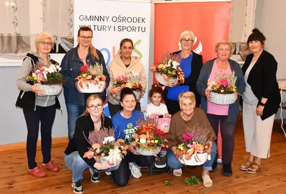 Warsztaty florystyczne w Gminie Kotla przyciągnęły 142 mieszkańców