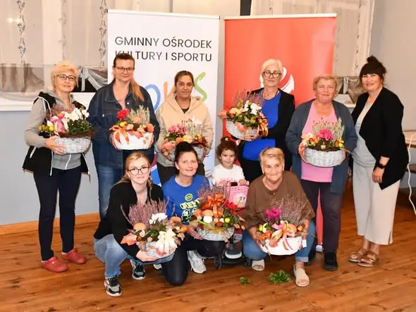 Warsztaty florystyczne w Gminie Kotla przyciągnęły 142 mieszkańców