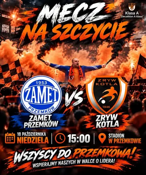 Hit kolejki w Przemkowie! Zryw Kotla walczy o fotel lidera z Zametem
