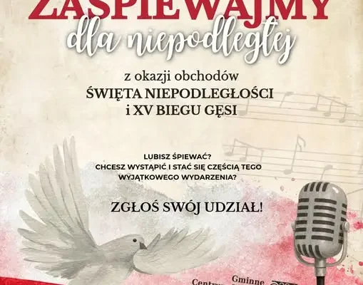 Przegląd Pieśni Patriotycznej w Jerzmanowej – zaśpiewaj dla Niepodległej
