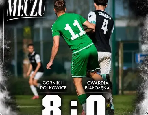 Gwardia Białołęka rozbita w Polkowicach. Górnik II wygrywa 8:0