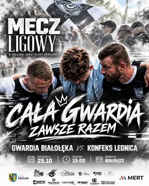 Gwardia Białołęka wraca na własne boisko – w niedzielę mecz z Konfeks Legnica