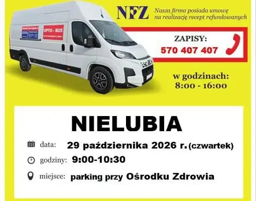 Bezpłatne badanie wzroku w Nielubi – 29 października 2026
