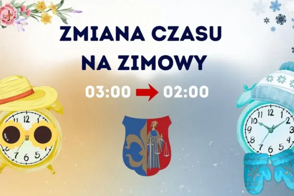 Zmiana czasu na zimowy – cofamy zegarki w nocy z 24 na 25 października