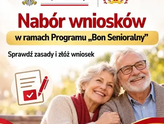 Bon senioralny w Gminie Żukowice – rusza nabór wniosków na lata 2026-2028