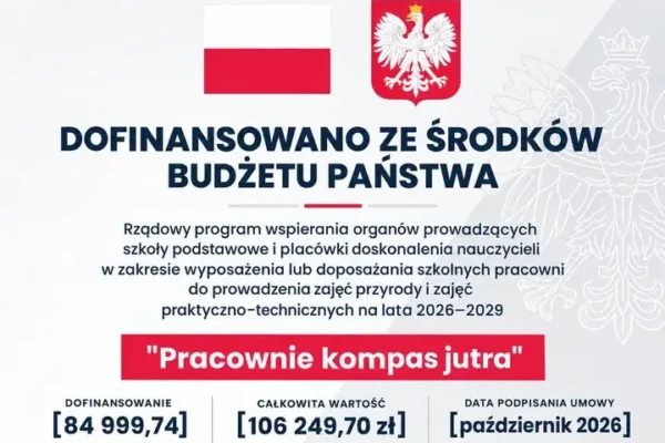 Gmina Głogów inwestuje w nowoczesne pracownie szkolne dzięki 85 tys. zł dofinansowania